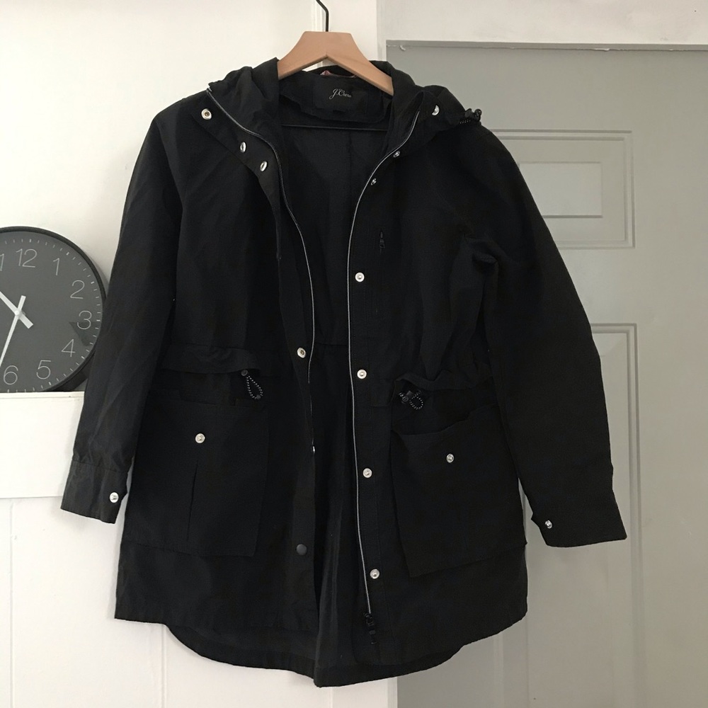 J Crew Perfect Lightweight Rain Jacket